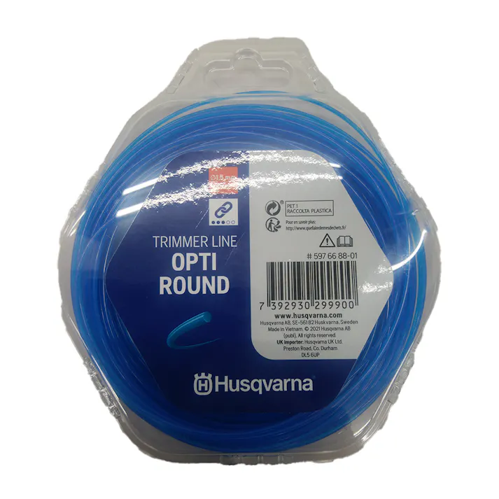 ハスクバーナ 草刈り用ナイロンコード 1.5mm×15m