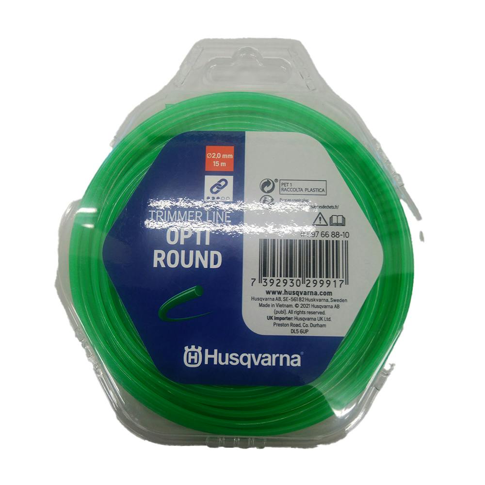 ハスクバーナ 草刈り用ナイロンコード 2.0mm×15m | 農業機械