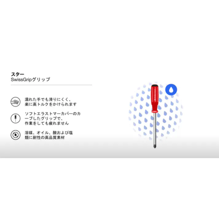 【CAINZ-DASH】PBスイスツールズ社 8205-2-80 スイスグリップ六角棒ドライバー 8205-2【別送品】