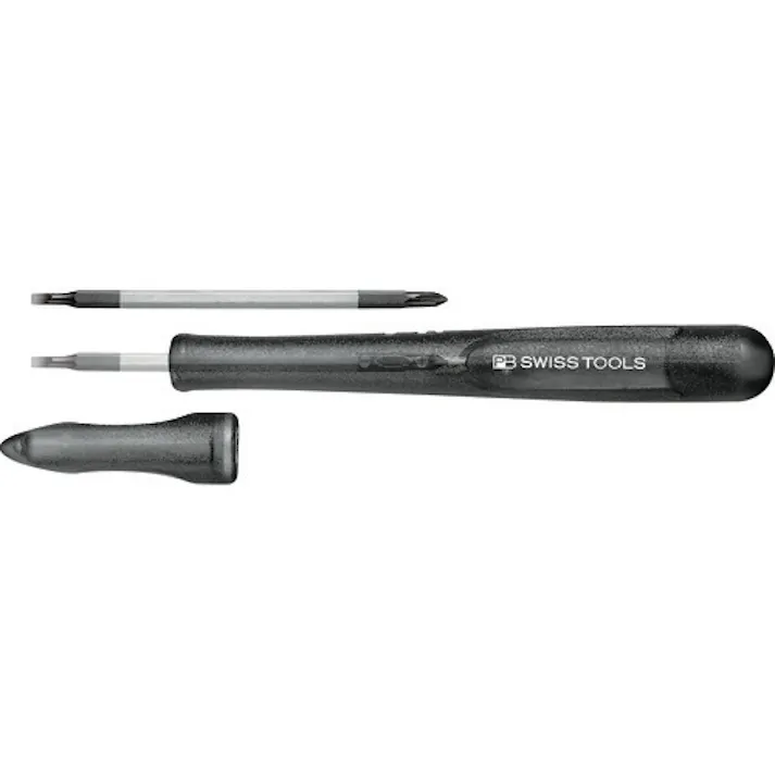 【CAINZ-DASH】PBスイスツールズ社 レインボー差替精密ドライバー ブラック 168-00BLACK【別送品】