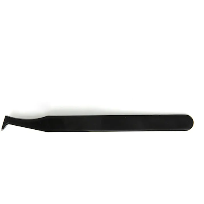 【CAINZ-DASH】idealtek社 ESDカッティングピンセット 先曲細型 115mm 15AGWM-C-N-0-IT【別送品】