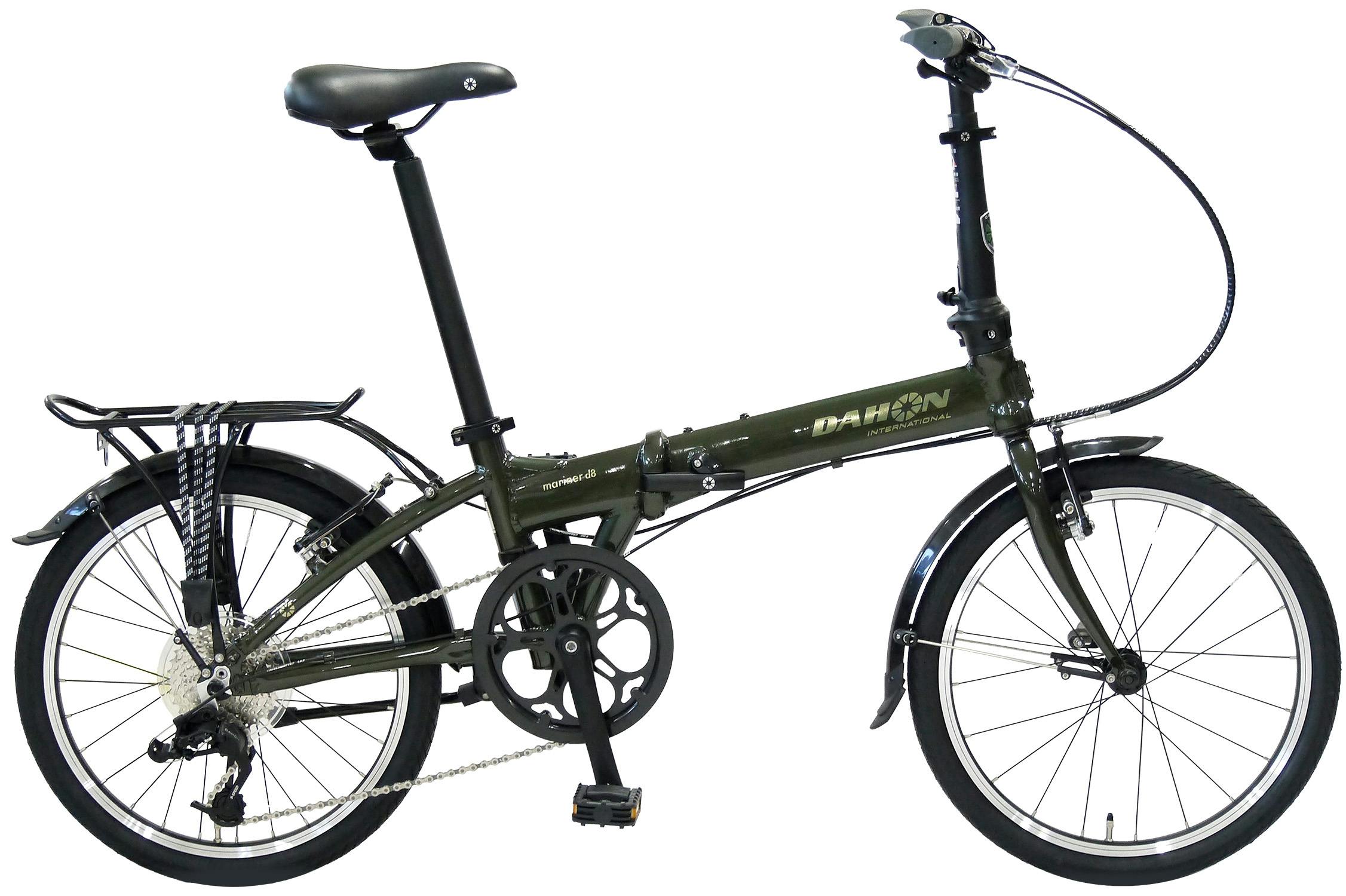 DAHON INTERNATIONAL Mariner D8 KMA082 Olive Drab 20インチ 4956562131637  【店舗取り寄せ】