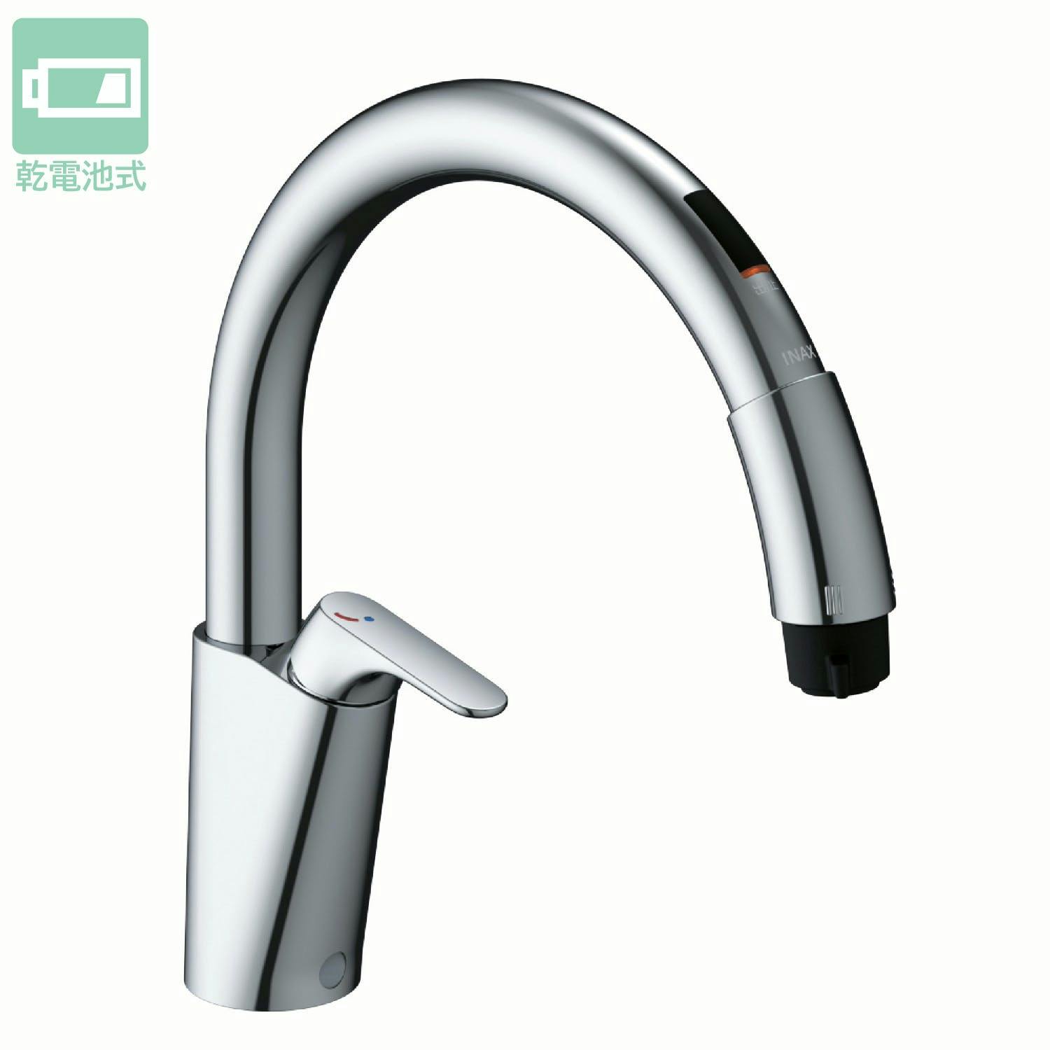 LIXIL タッチレス水栓 ナビッシュ(寒冷地用) シンプルB5タイプ 乾電池式 SF-NAB454SYXN【別送品】 | リフォーム用品 |  ホームセンター通販【カインズ】