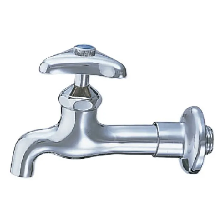 LIXIL 送り座付胴長横水栓(固定コマ式)呼び径20mm LF-7KE-19-U【別送品】