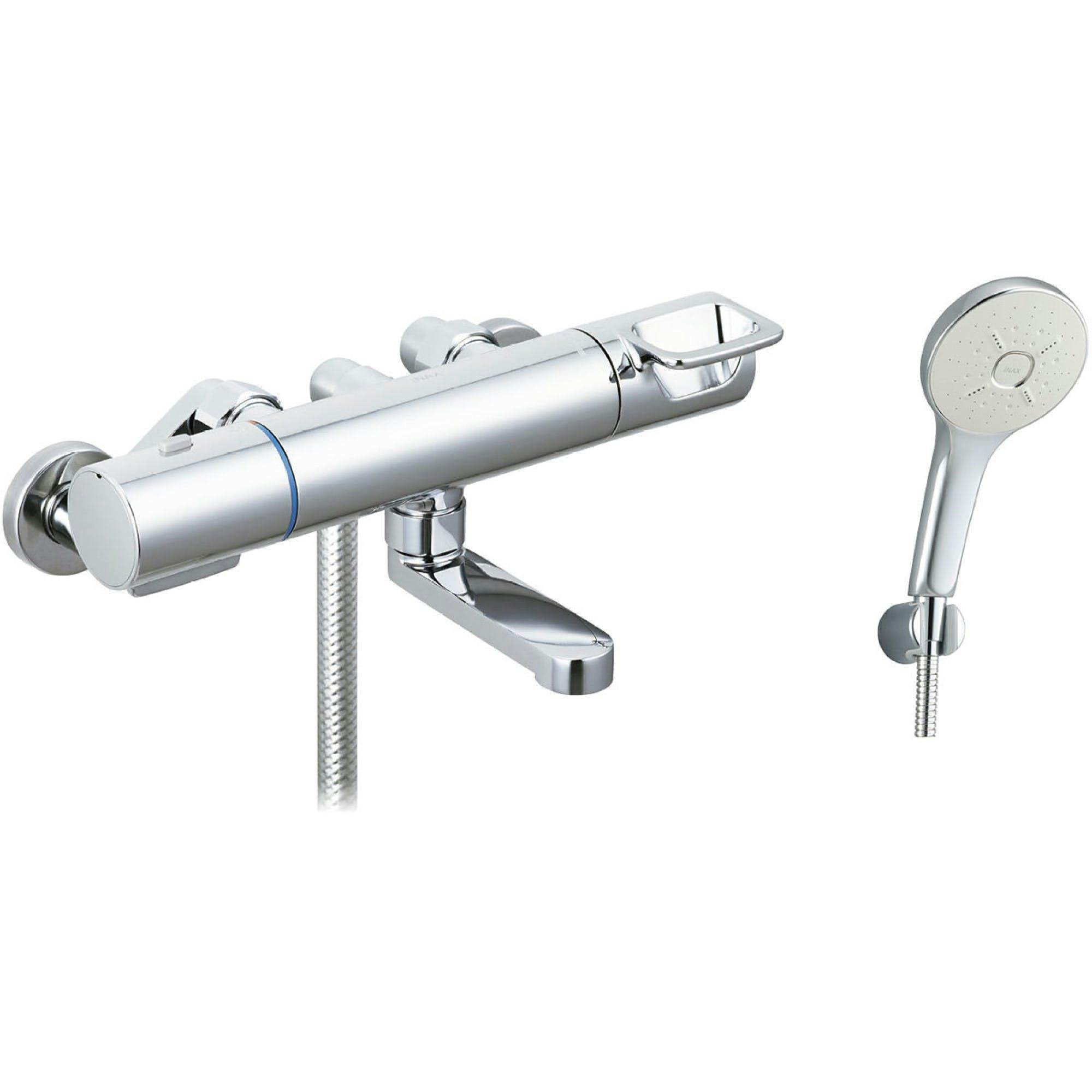 INAX サーモスタット式シャワーバス水栓 クロマーレS エコアクアシャワーSPA 吐水口長さ90mm 寒冷地用 BF-KA147TNSM【別送品】