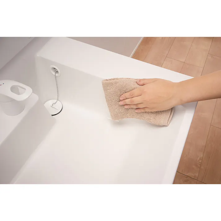 洗面化粧台 V1シリーズ 幅60cm 扉タイプ シングルレバー洗髪シャワー水栓 一般地 1面鏡くもり止め付セット クリエペール V1N2-605SY/LP2H+MD7X4-601YFJU【別送品】