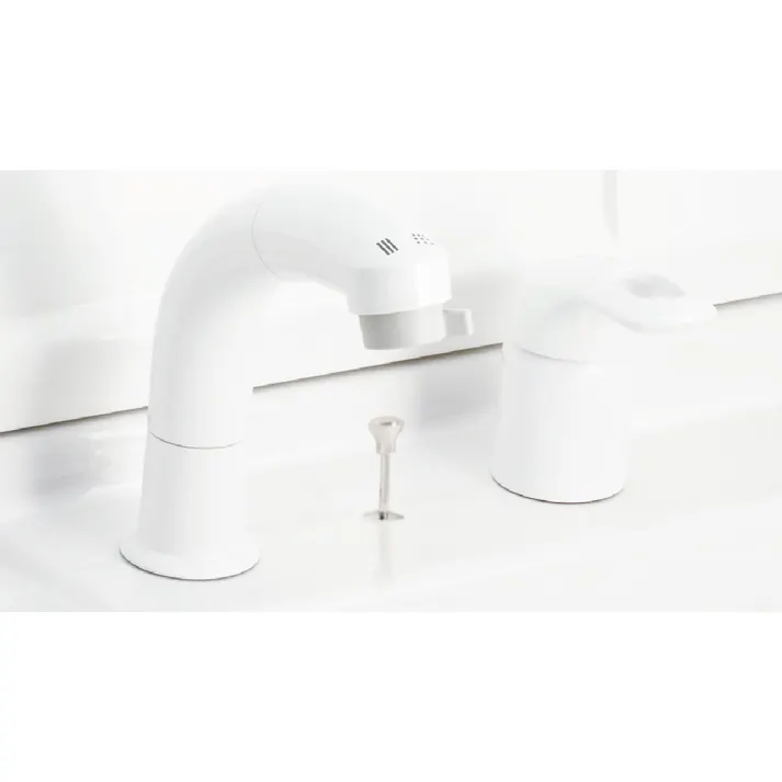 洗面化粧台 D7シリーズ 幅75cm 片引出タイプ シングルレバー洗髪シャワー水栓 一般地 3面鏡くもり止め付セット クリエモカ D7H5-755SY-W/LM2W+MD7X3-753TYJU【別送品】