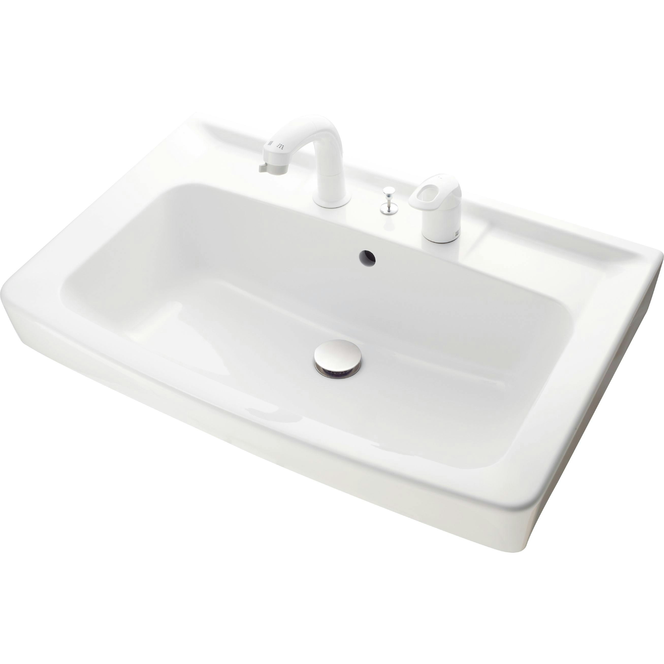 洗面化粧台 D7シリーズ 幅75cm 片引出タイプ シングルレバー洗髪