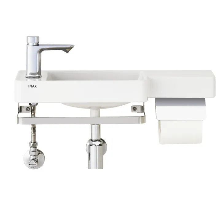 LIXIL オールインワン手洗 左タイプ 床給水 床排水 寒冷地用 L-D102NLB/BW1【別送品】