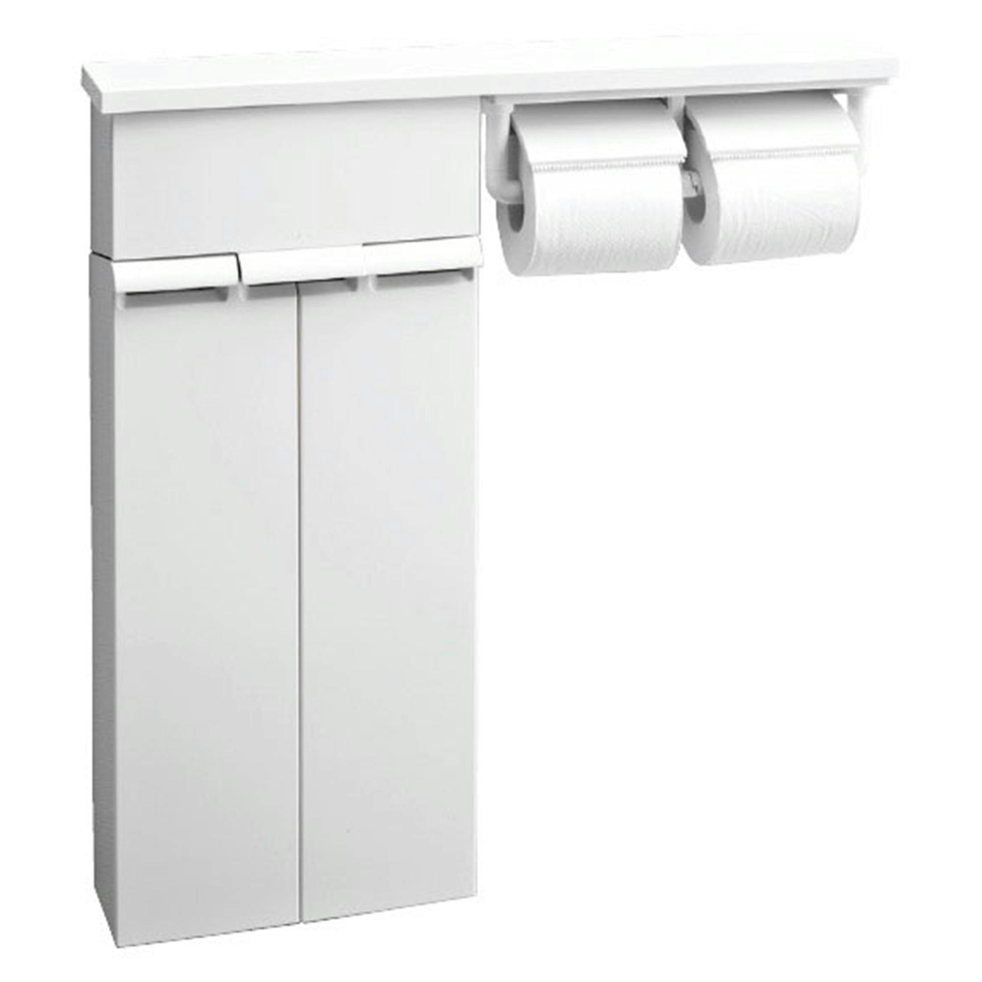 LIXIL 壁付収納棚(紙巻器付) ホワイト TSF-110WU/WA【別送品】