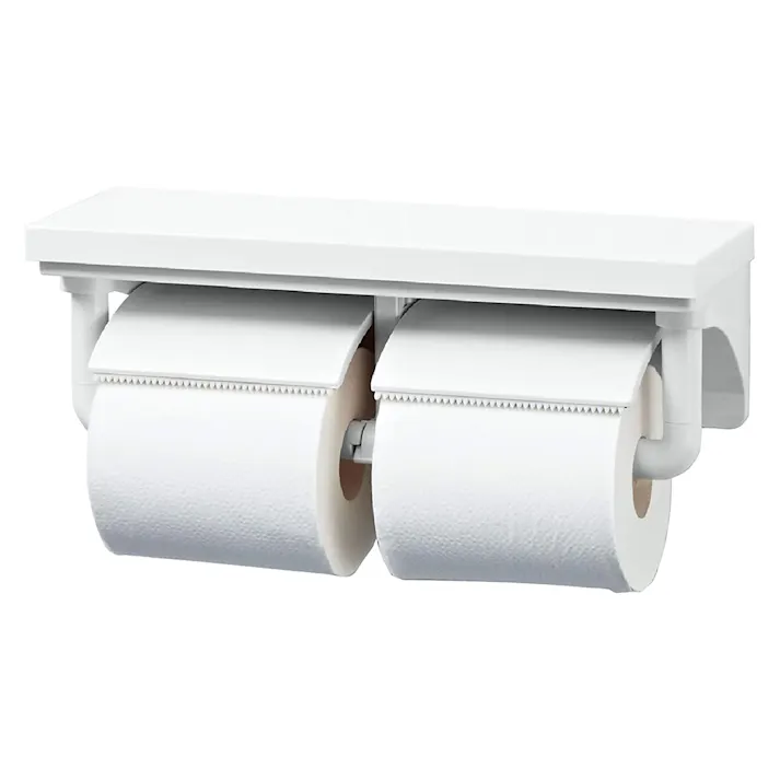LIXIL 棚付2連紙巻器 ピュアホワイト CF-AA64/BW1【別送品】
