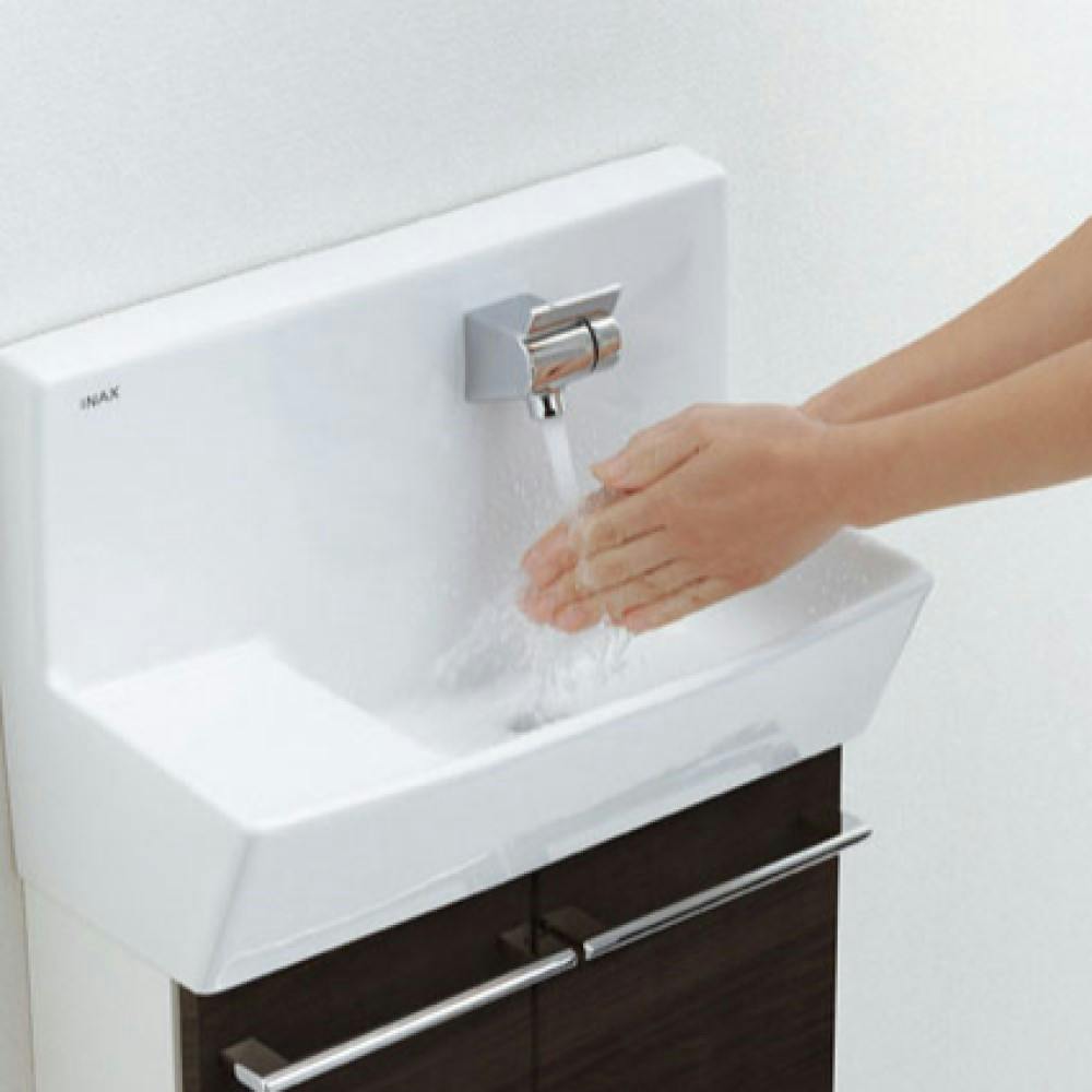 LIXIL トイレ手洗器 コフレル スリム壁付タイプ ハンドル水栓(単水栓 
