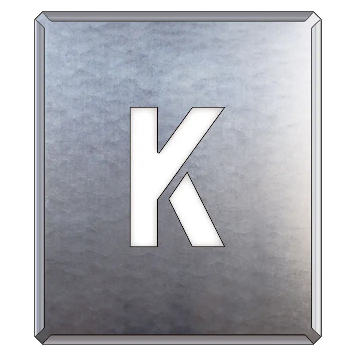 ユニット UNIT 吹付け用プレート K 349-25A【別送品】