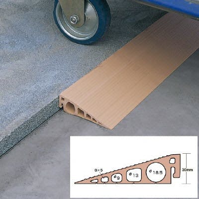 ユニット UNIT 段差モール ブラウン(W800×D110×H30) 387-72 工事用品 ユニット UNIT 段差モール ブラウン(W800×D110×H30) 387-72 工事用品