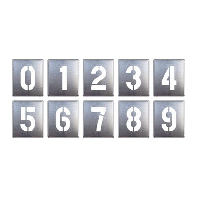 ユニット UNIT 吹付け用プレート 0-9(10枚1組) 819-35A 工事用品 ユニット UNIT 吹付け用プレート 0-9(10枚1組) 819-35A 工事用品