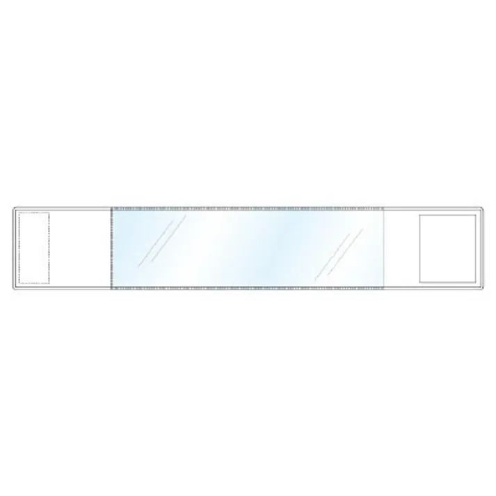 ユニット UNIT 差込式ワンタッチ腕章(白) 5枚入 848-61【別送品】