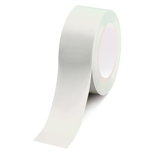 ユニット UNIT 屋内床貼用テープ(50mm幅・白) 863-381A 工事用品 ユニット UNIT 屋内床貼用テープ(50mm幅・白) 863-381A 工事用品