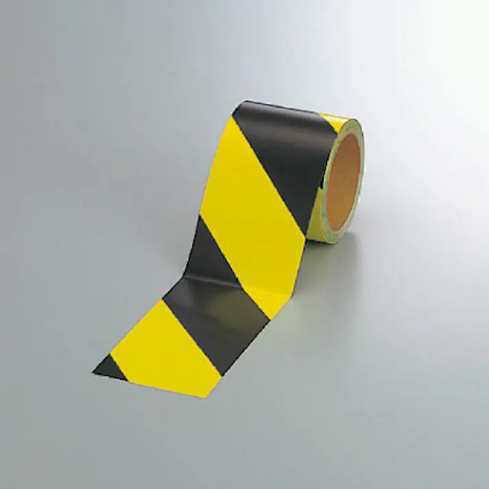 ユニット UNIT 蛍光反射テープ(黄/黒)90mm幅 864-61【別送品】