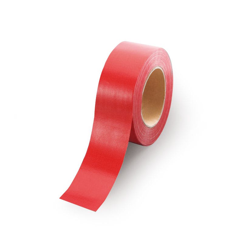ユニット UNIT 布ラインテープ(赤)50mm×25m 4個入 864-741A 工事用品 ユニット UNIT 布ラインテープ(赤)50mm×25m 4個入 864-741A 工事用品