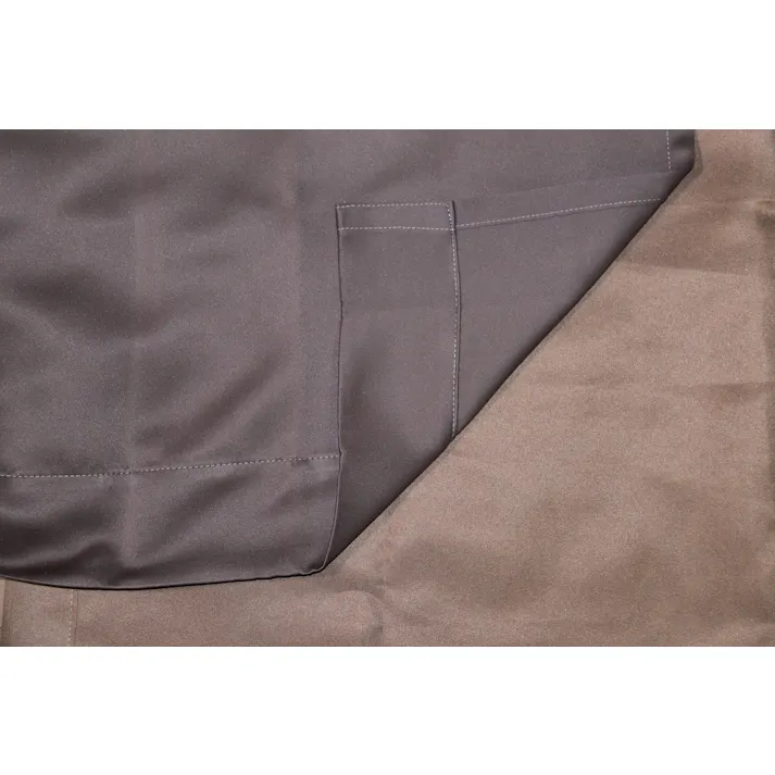 ハズコウ HA 防炎・遮光ドレープカーテン ミドルクラス巾100×丈178cm 2枚入 ブラウン D-006BR03 HAD-006BR03 【別送品】