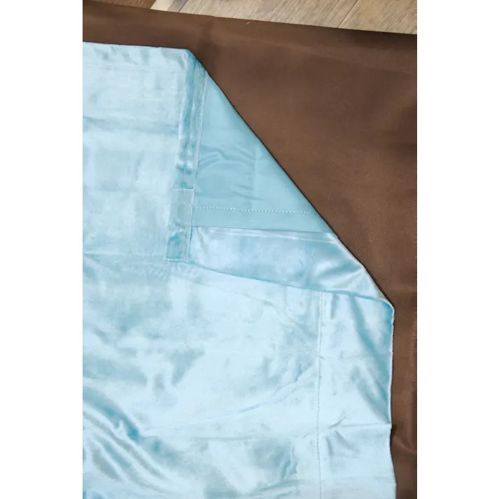 ハズコウ HA 遮光ドレープカーテン ベロア調 巾100×178cm 2枚入 ブルー DC-002BL03 HADC-002BL03 【別送品】