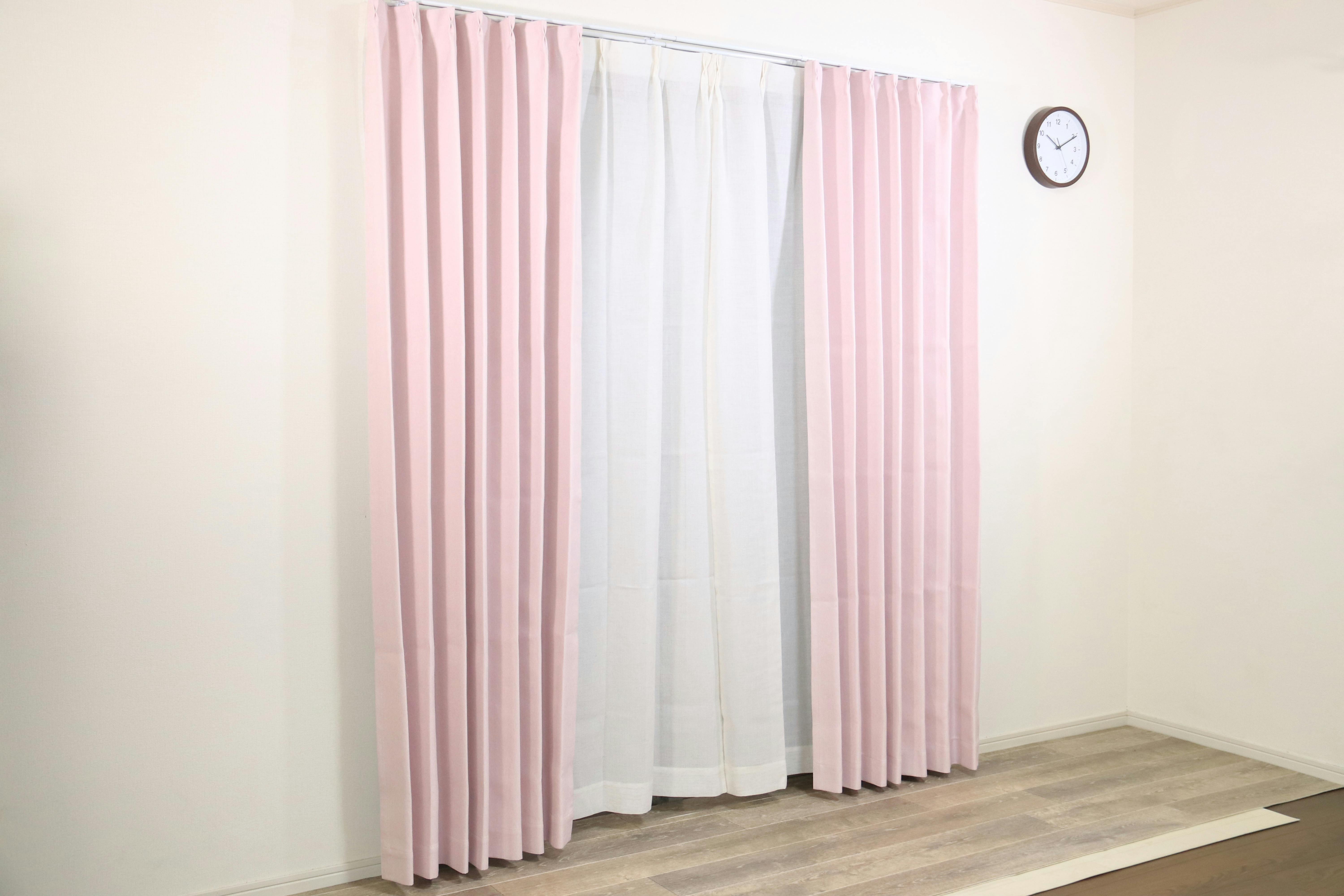 ハズコウ HA 1遮光・断熱保温・遮音厚地カーテン 巾100×丈110cm 2枚入