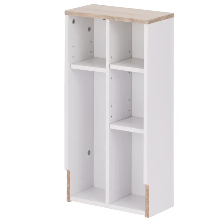 武田コーポレーション ヴィンテージ調 トイレ収納ラック スリム オーク・ホワイト 30×15×58.5 H1-TSR15OAK 収納用品 小物収納 4545244612955【別送品】