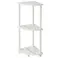 武田コーポレーション コーナーラック大理石柄WH ホワイト 29×29×75.6 Y2-CRD75WH 組立家具 ラック 4545244634179【別送品】