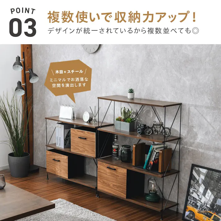 武田コーポレーション ワイヤーラック3段W80 ホワイト 83×31×75.7 EZ2-WR3WH 組立家具 ラック 4545244638047【別送品】