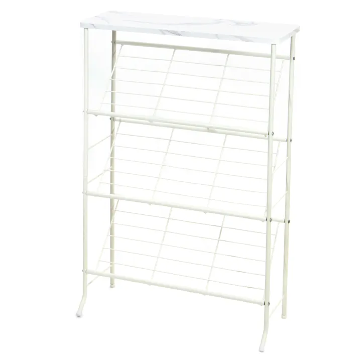 武田コーポレーション 棚付きシューズラックWH ホワイト 60×23.5×89 K2-TSR89WH 収納用品 玄関・屋外収納 4545244640118【別送品】