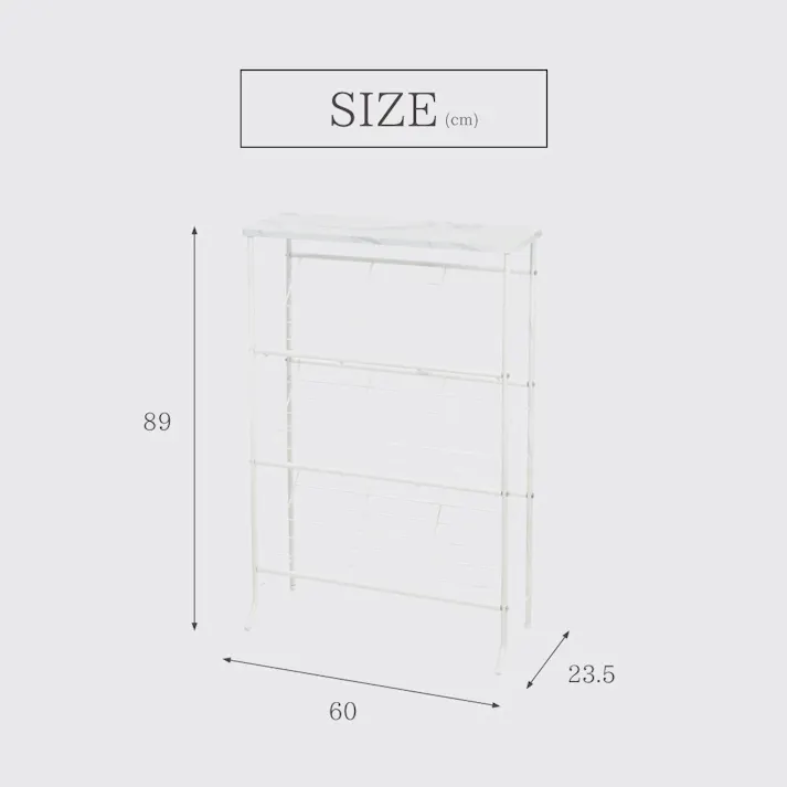 武田コーポレーション 棚付きシューズラックWH ホワイト 60×23.5×89 K2-TSR89WH 収納用品 玄関・屋外収納 4545244640118【別送品】