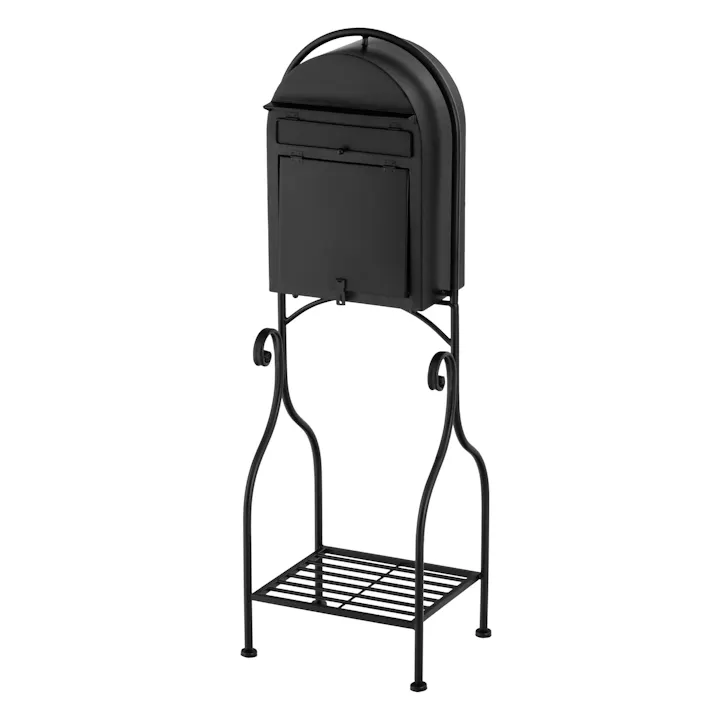 武田コーポレーション メールBOX MB12ブラック ブラック 40×32×123.5 GP24-MB12BK エクステリア ポスト 4545244667627【別送品】