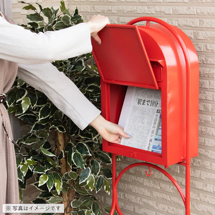 武田コーポレーション メールBOX MB12ブラック ブラック 40×32×123.5 GP24-MB12BK エクステリア ポスト 4545244667627【別送品】