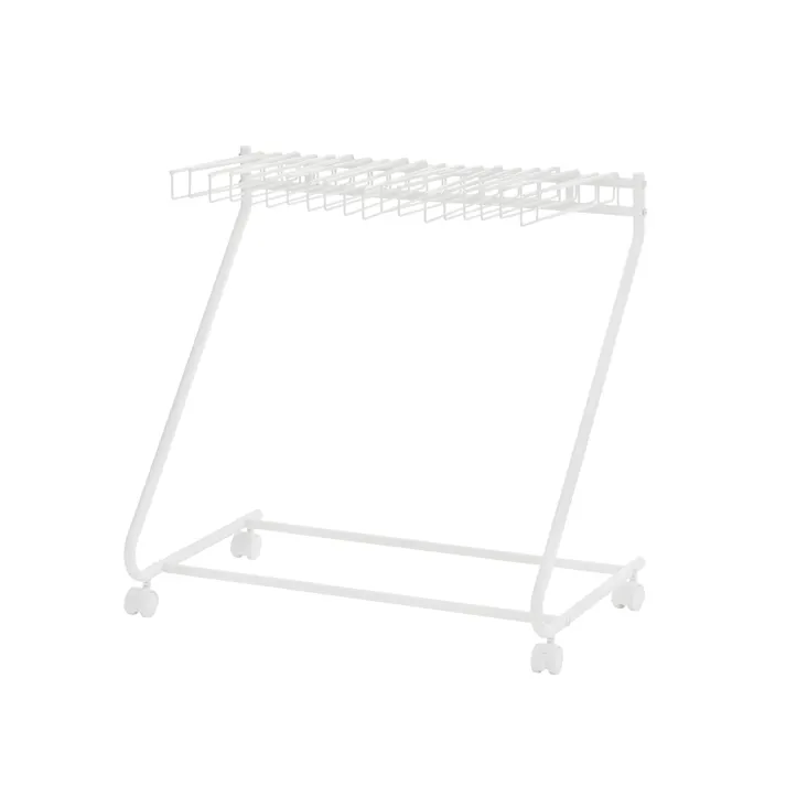 武田コーポレーション スラックスハンガー20本掛け ホワイト 73×43×70cm ハンガーラック T4-SH20WH 4545244669690【別送品】