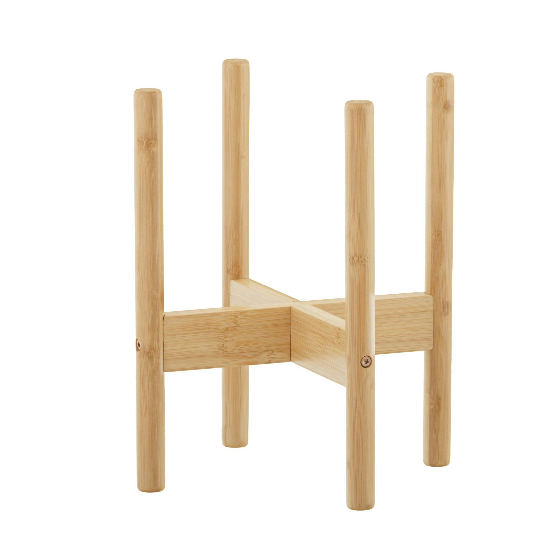 プランタースタンド 大 ナチュラル 22×22×35cm 観葉植物 収納 植木鉢 LN-E-PS30NA 花台