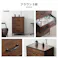 ノスタルジックチェスト 3段BR ブラウン 51×34×78.5cm たんす 衣装ケース 木目調 A4-NT3BR【別送品】