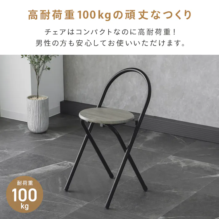 デスク&チェアーセット WH ホワイト 48×46×69cm 勉強机 デスクワーク コンパクト収納 T-DC48WH【別送品】