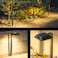 連動式センサーソーラーライト ニコロジー2P ブラック 13×17×59cm 人感センサー お庭 防犯 LN-S-RDS17592P【別送品】