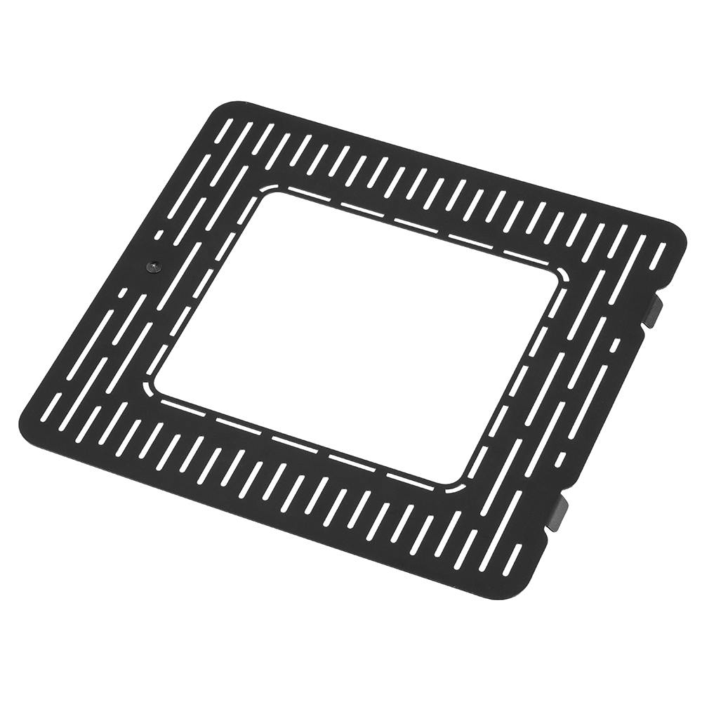 コンロが置けるマルチテーブルQT専用板Jr.【※天板のみ】 ブラック 31.3×30.3×0.1cm アウトドア バーベキュー タフまる UN6-QTJr.【別送品】