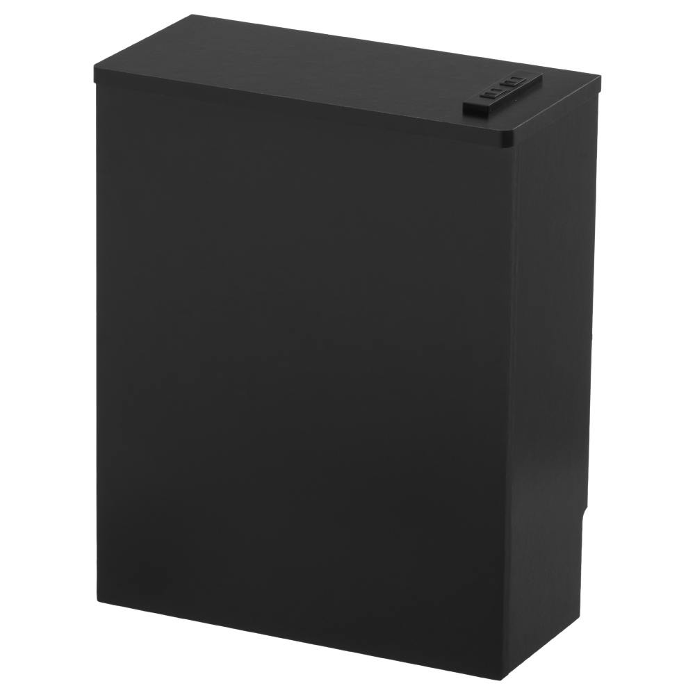 ゲーム収納ボックス コンセント付き ブラック 40×19×50cm モノトーン シンプル ゲーミング LN-H6-TS50BK【別送品】