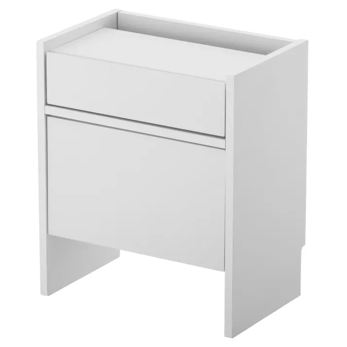 ロボット掃除機対応 ケーブル収納ボックス ホワイト 44×28×51.5cm お掃除ロボット モノトーン シンプル LN-H6-ROKBWH【別送品】