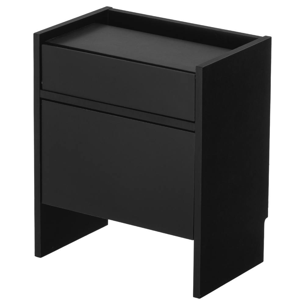 ロボット掃除機対応 ケーブル収納ボックス ブラック 44×28×51.5cm お掃除ロボット モノトーン シンプル LN-H6-ROKBBK【別送品】