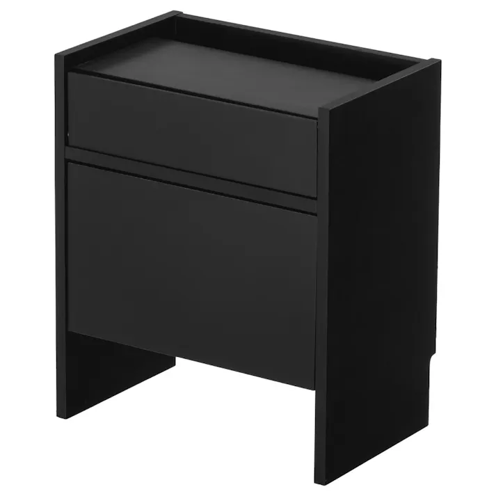 ロボット掃除機対応 ケーブル収納ボックス ブラック 44×28×51.5cm お掃除ロボット モノトーン シンプル LN-H6-ROKBBK【別送品】