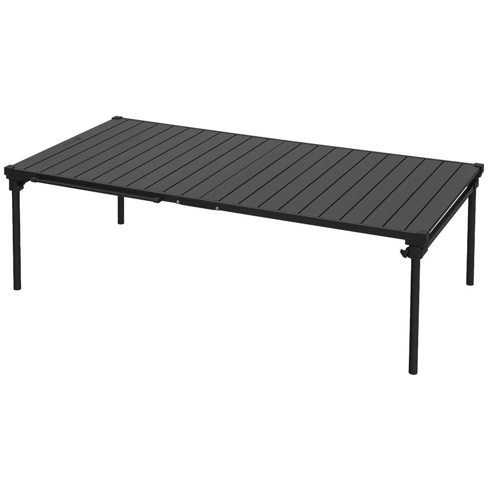 フェスタテーブル ブラック 139×69×44 ユニットテーブル キャンプ アウトドア UN6-FES140BK【別送品】