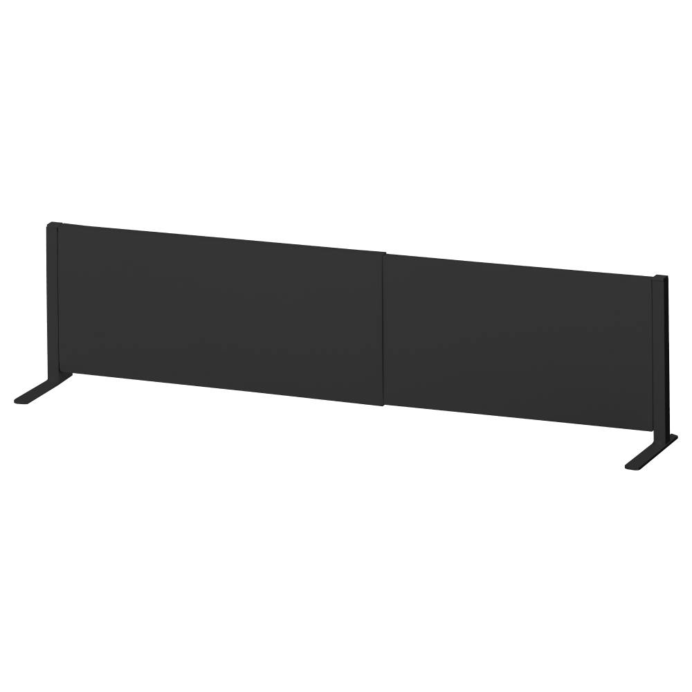 伸縮可能なキッチンパネル横型 ブラック 49(49～84)×14×21 LN-H6-KPYBK コンロ周り 収納 すっきり 4545244695538【別送品】