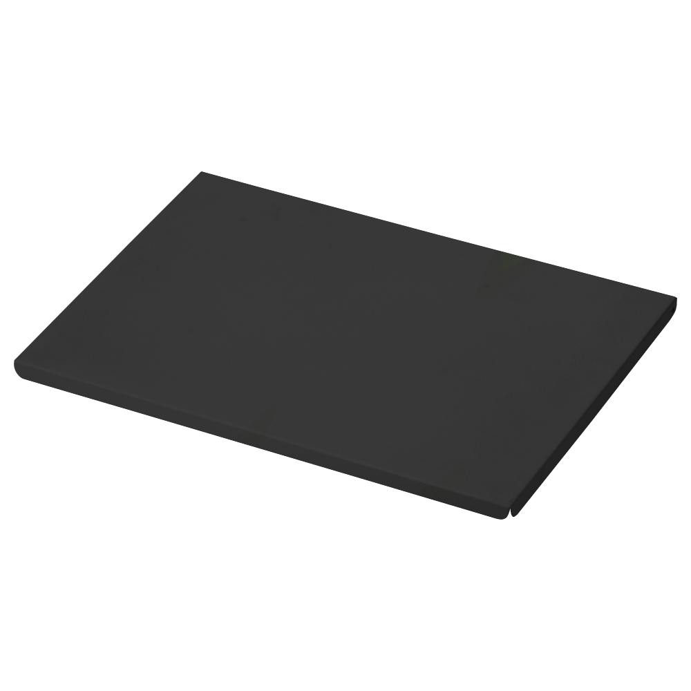 キャスター付きスチールワゴン用天板 ブラック 43×30×1.6 サイドテーブル 小物置き カスタマイズ LN-H6-TBNBK【別送品】