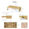 ディスプレイラック ナチュラル 50×23×13 デスク周り 収納 モニター LN-H6-DRNA【別送品】