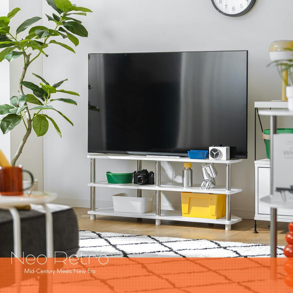 テレビ台 ニトリ（NITORI） 伸長式テレビ台(ローボード GA101 EX100 MBR