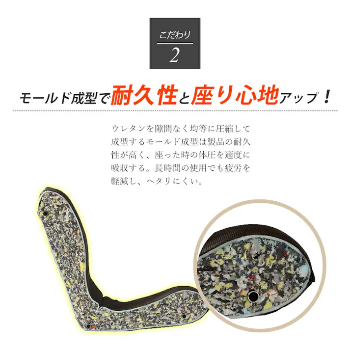 和楽チェア 座椅子 Mサイズ リクライニング メッシュブルー 日本製 A454a-505BL【別送品】