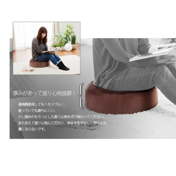 SWEETS クッション 丸型 幅48cm カシコングリーン 日本製 A367t-542GRN【別送品】